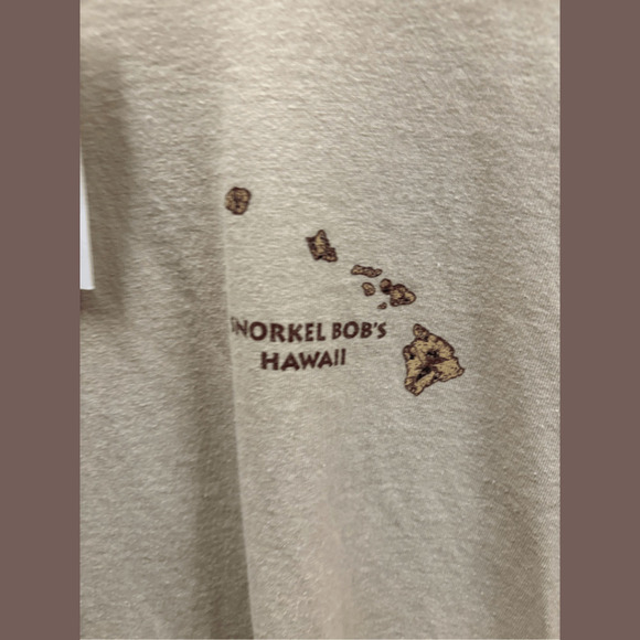 Gildan Turtle T-Shirt | Cream Graphic Tee | Size M | Vintage - Picture 4 of 4